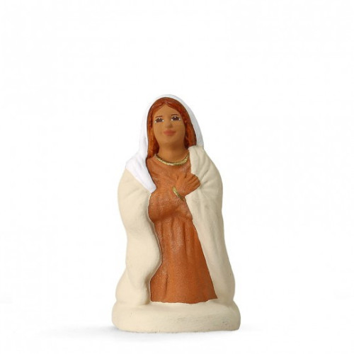Marie à genou  - Arterra - 7cm - blanc