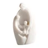 Statue moderne Sainte Famille en albatre
