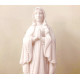 Statue Notre Dame de Lourdes en albâtre - 17cm