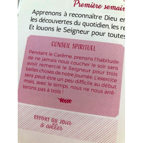 Le chemin de Carême pour toute la famille Le chemin de Carême pour toute la famille
