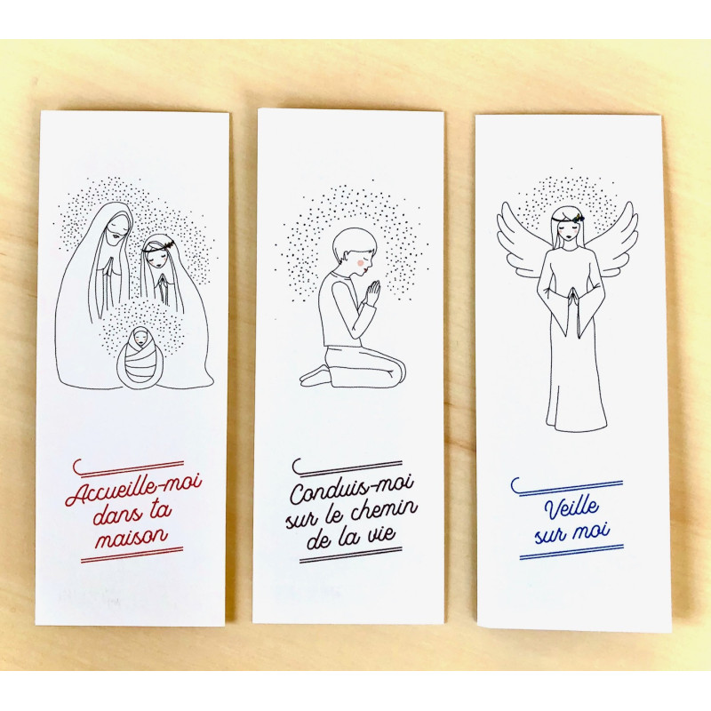 Signets de Communion – Collection "Au fil de la plume" (Lot de 12)