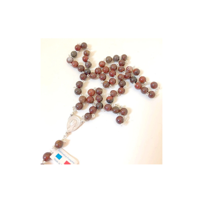 Chapelet Jaspe brecia