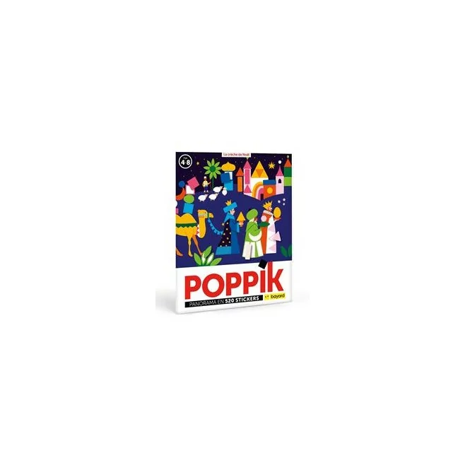 POPPIK - La crèche de Noël en 520 stickers