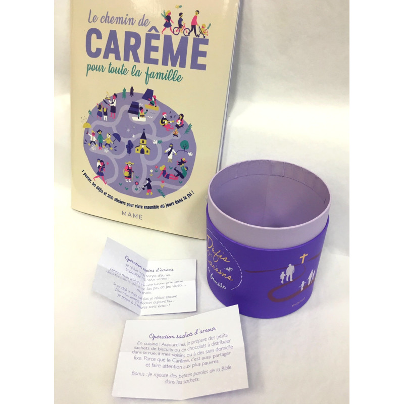 Défis de carême en famille à piocher - Mame