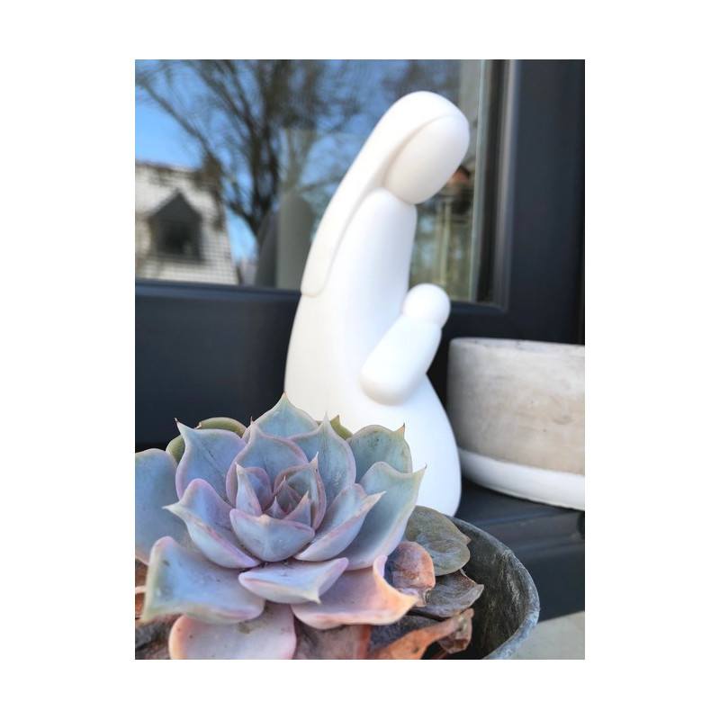 Statue Vierge protectrice - 19cm