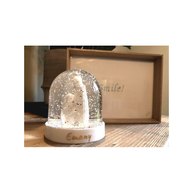 Grande Boule à paillettes Ste Famille Emany