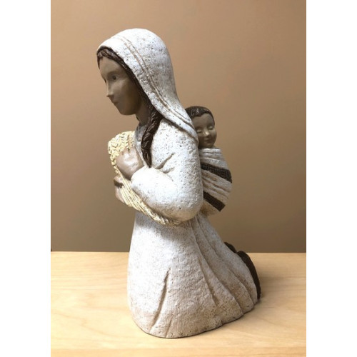 Grande crèche des Soeurs de Bethleem - Bergère aux épis