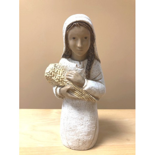 Grande crèche des Soeurs de Bethleem - Bergère aux épis