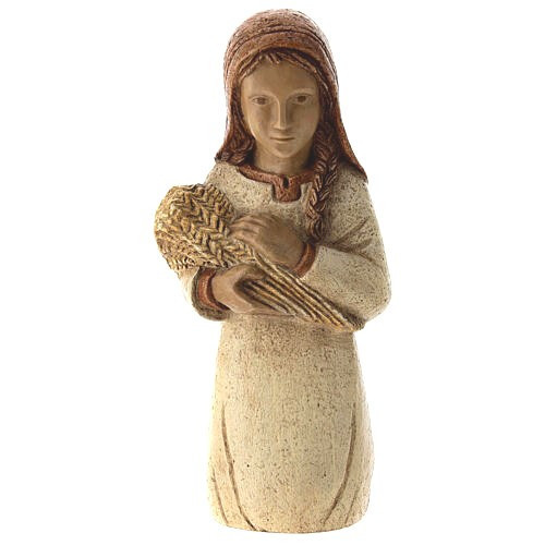 Grande crèche des Soeurs de Bethleem - Bergère aux épis