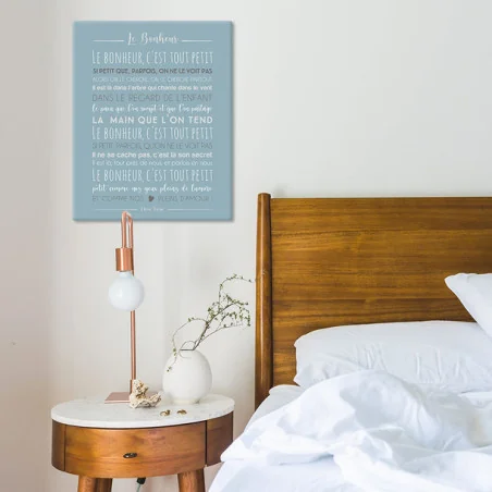 Cadre Déco "Le Bonheur"