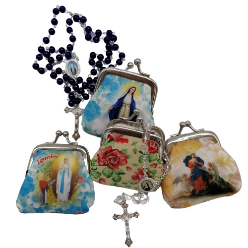 Chapelet Notre Dame de Lourdes + étui