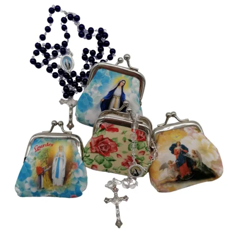 Chapelet Notre Dame de Lourdes + étui