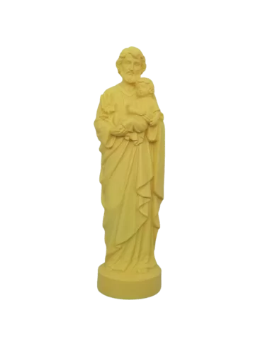 Statue colorée Saint Joseph - 17cm - JAUNE