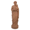 Statue colorée Saint Joseph - 17cm - TAUPE
