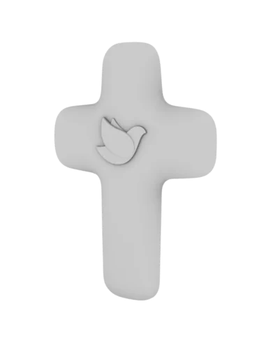 Croix Emany en pierre d'albâtre -  Croix de la paix