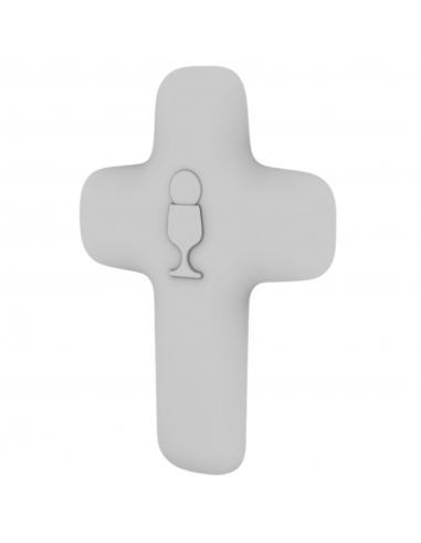 Croix Emany en pierre d'albâtre -  Croix de l'eucharistie
