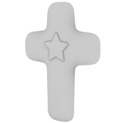 Croix Emany en pierre d'albâtre -  Croix de l'étoile