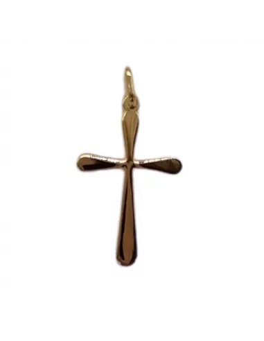 Croix en pendentif plaqué or