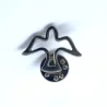 Pins contour de colombe argent