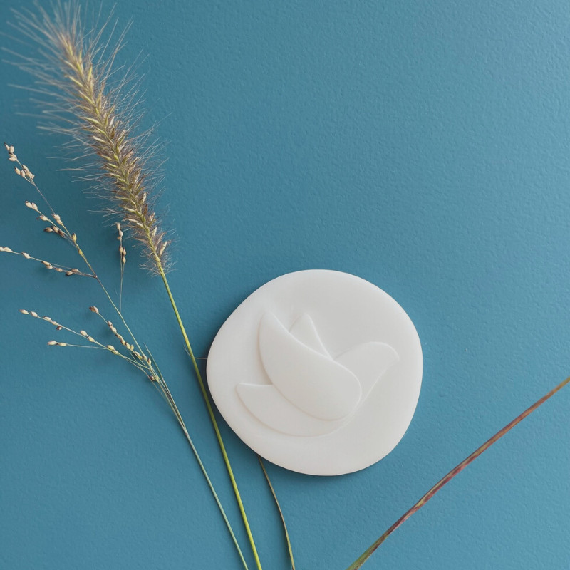 Galet en albâtre EMANY - Colombe