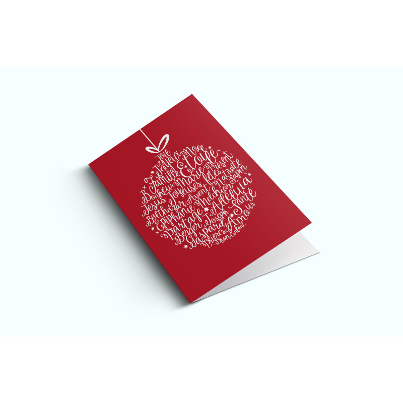 Cartes Double "Au fil des mots"