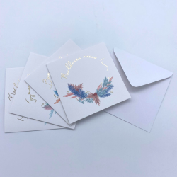 Cartes double "couronne" - KITCARTEDOUBLE2