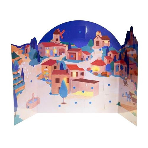 Calendrier de l'Avent "le joli village de Noël"