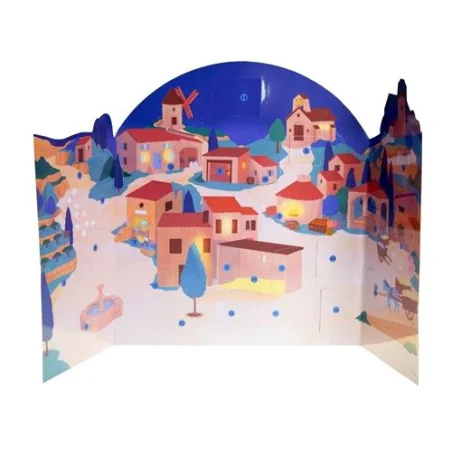 Calendrier de l'Avent "le joli village de Noël"