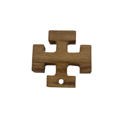 Croix Scout en bois d'olivier - 2.5cm
