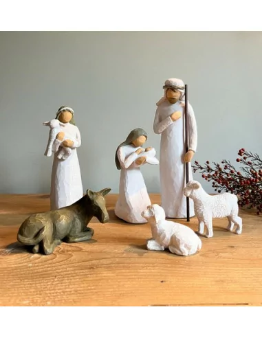 Christ Naissance Crèche Cadeaux Artisanat Résine Berger Figurine de Noël