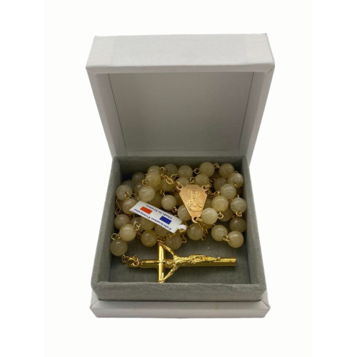 Chapelet aragonite jaune
