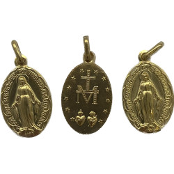 Lot de 10 Médailles Miraculeuse doré