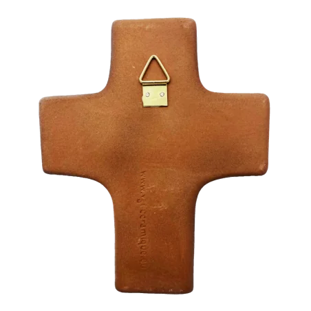Croix céramique "Communion" blanc