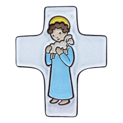 Croix céramique "Colombe"