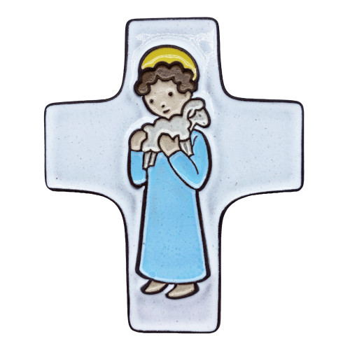 Croix céramique "Colombe"