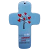 Cadeau religieux : Croix bois Moderne Vie