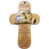 Croix bois "Prière pour la nativité"