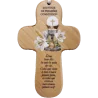 Croix bois " Souvenir de ma Communion"