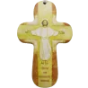 Maïte Roche - Croix en bois "Christ ressuscité".