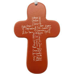Croix bois SISTER "MOTS Croix"