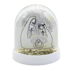 Grande Boule à paillettes - Sainte famille