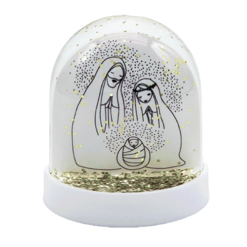 Grande Boule à paillettes - Sainte famille