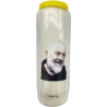 Bougie de neuvaine Padre Pio