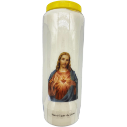 Bougie de neuvaine Sacré cœur de jésus