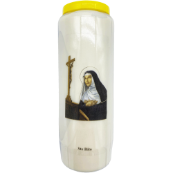 Bougie de neuvaine Sainte Rita