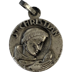 Médaille Saint Christian - argent