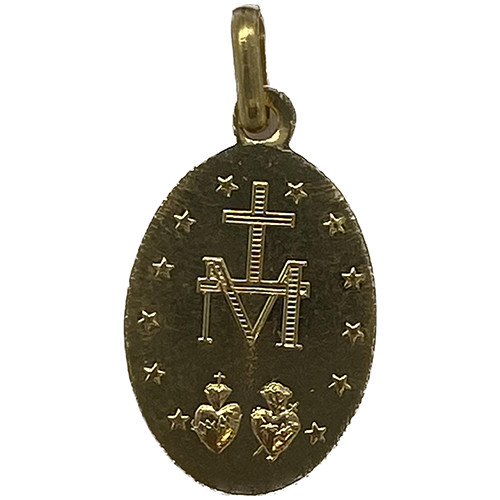 Médaille Vierge Miraculeuse 25mm plaqué Or