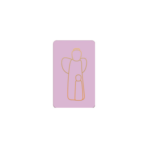 CARTE SIMPLE EMANY - ANGE GARDIEN - 65X105MM