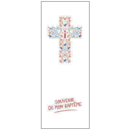 Signets "souvenir de mon baptême" rose et bleu - KIT41