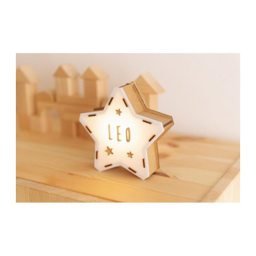 Lampe étoile lumineuse personnalisable